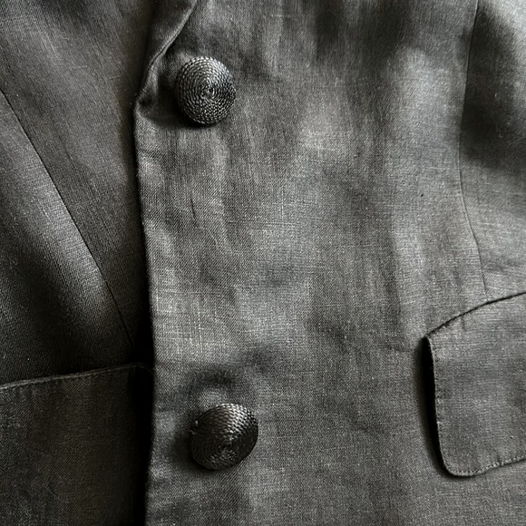 Donna Karan New York vintage blazer 100% linen 100% silk ** - Picture 11 of 13